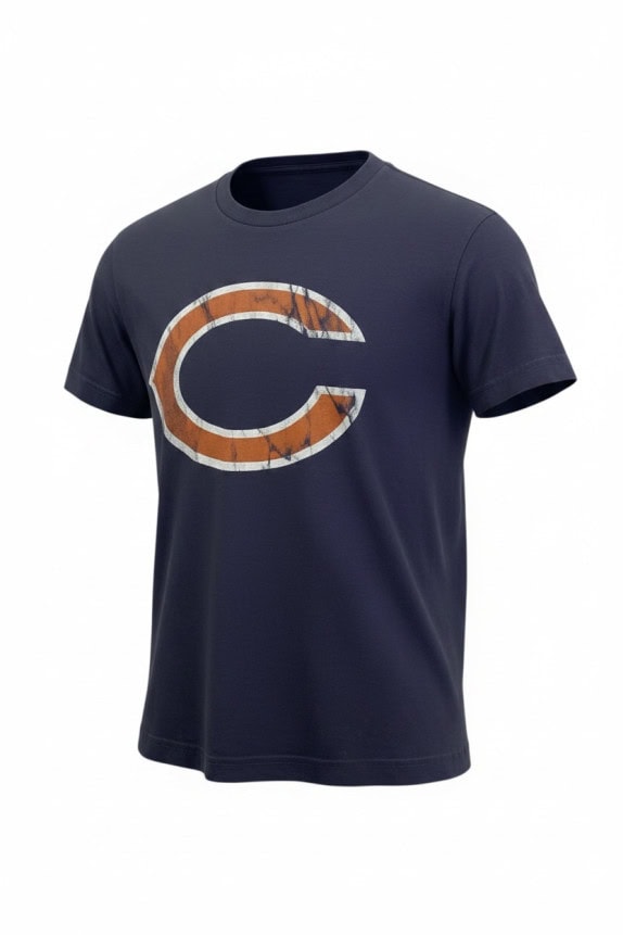 NFL TEAM APPAREL T SHIRT SPORTSWEAR GRAPHIC NAVY UOMO PRE OWNED S
