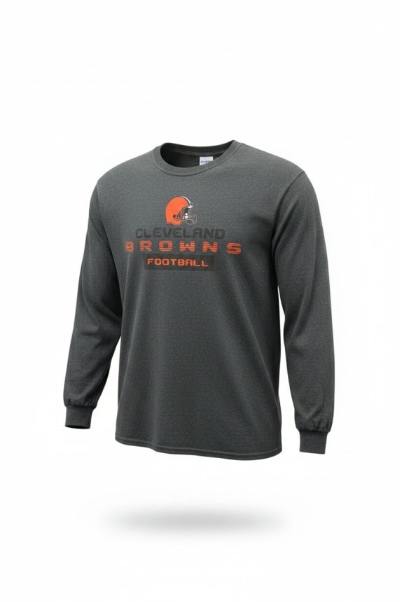 NFL TEAM APPAREL ΜΑΚΡΥΜΑΝΙΚΗ ΜΠΛΟΥΖΑ SPORTSWEAR CHARCOAL ΑΝΤΡΙΚΟ PRE OWNED L
