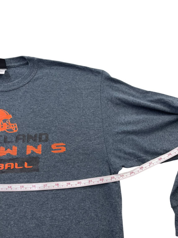 NFL TEAM APPAREL MAGLIA MANICA LUNGA SPORTSWEAR CHARCOAL UOMO PRE OWNED L