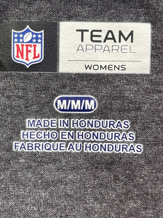 NFL TEAM APPAREL ΜΠΛΟΥΖΑ GRAPHIC CHARCOAL ΓΥΝΑΙΚΕΙΟ PRE OWNED M