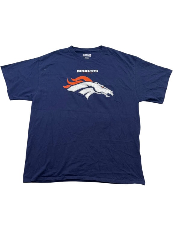 NFL TEAM APPAREL GRAPHIC TEE SPORTSWEAR NAVY MEN PRE OWNED XL