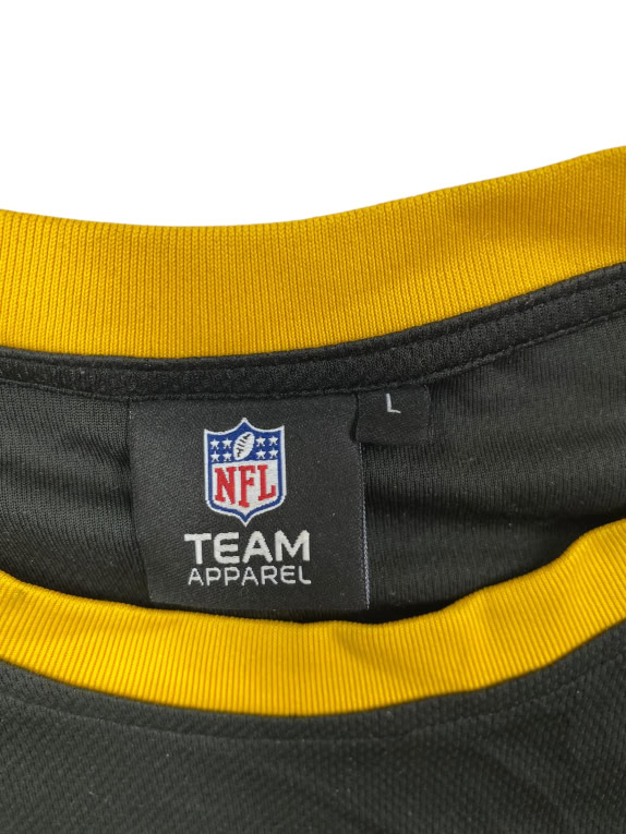 NFL TEAM APPAREL PITTSBURGH STEELERS JERSEY VINTAGE STYLE ΛΟΓΟΤΥΠΟ ΜΑΥΡΟ/ΚΙΤΡΙΝΟ ΑΝΔΡΙΚΟ L