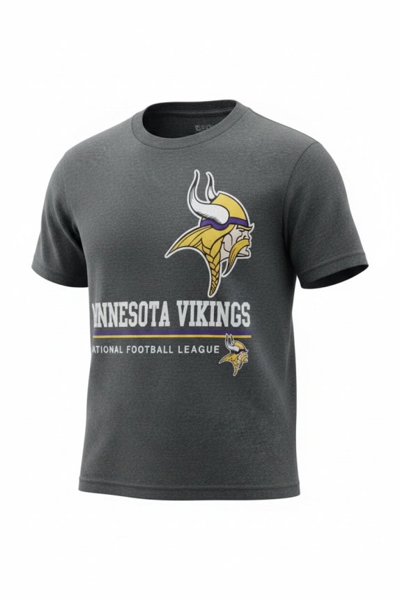 NFL TEAM APPAREL T SHIRT GRAPHIC GREY MENS PRE OWNED S