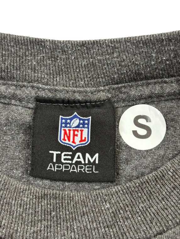 NFL TEAM APPAREL T SHIRT GRAPHIC GREY MENS PRE OWNED S