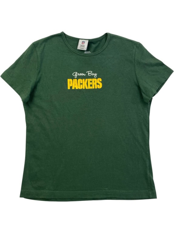 NFL TEAM APPAREL T SHIRT GRAPHIC SPORTSWEAR ΠΡΑΣΙΝΟ ΓΥΝΑΙΚΕΙΟ PRE OWNED L