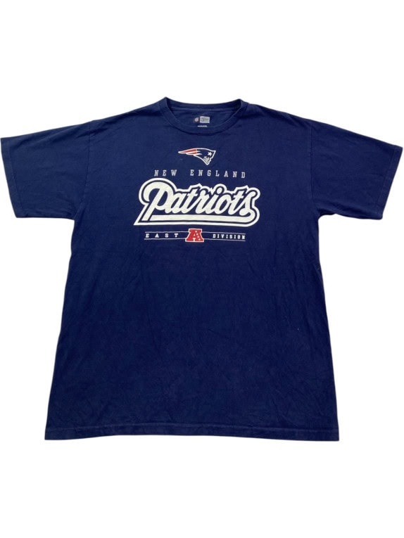 NFL TEAM APPAREL T SHIRT SPORTSWEAR GRAPHIC NAVY ΑΝΤΡΙΚΟ PRE OWNED L
