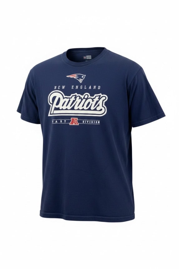 NFL TEAM APPAREL T SHIRT SPORTSWEAR GRAPHIC NAVY ΑΝΤΡΙΚΟ PRE OWNED L