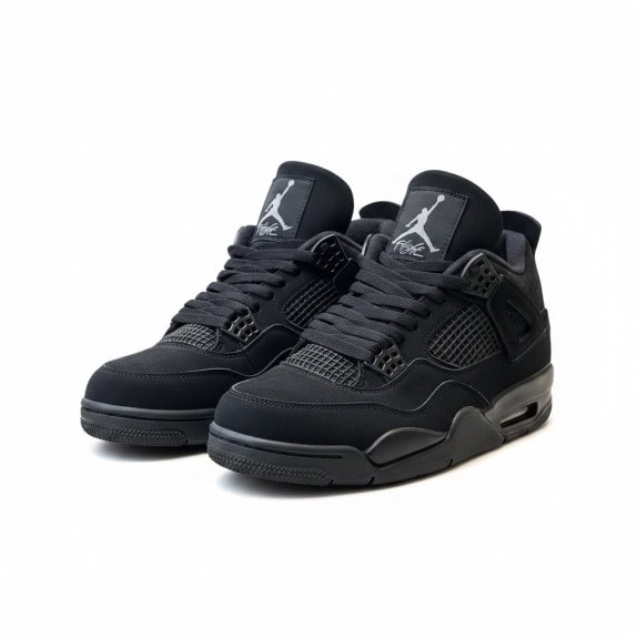 Nike Air Jordan 4 Sneakers Μαύρα Unisex EU 44.5
