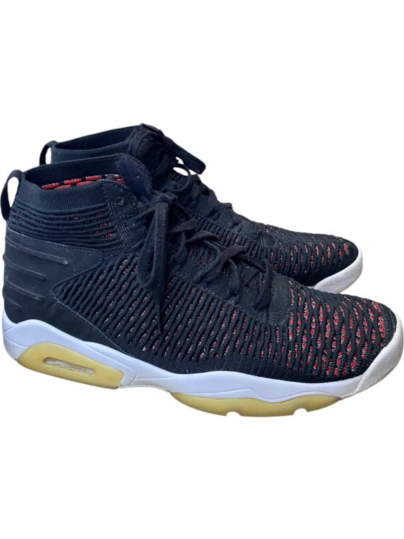 Nike Air Jordan Scarpe Mid all’uncinetto nere unisex EU 44