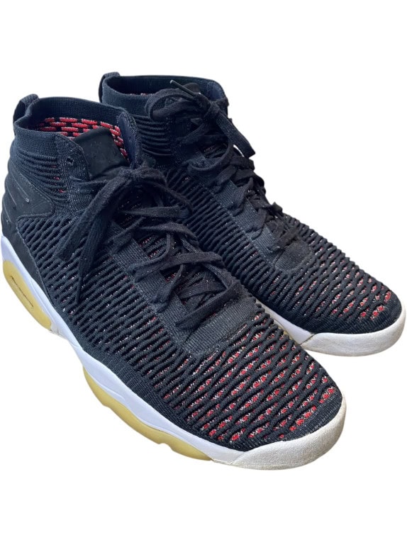 Nike Air Jordan Scarpe Mid all’uncinetto nere unisex EU 44