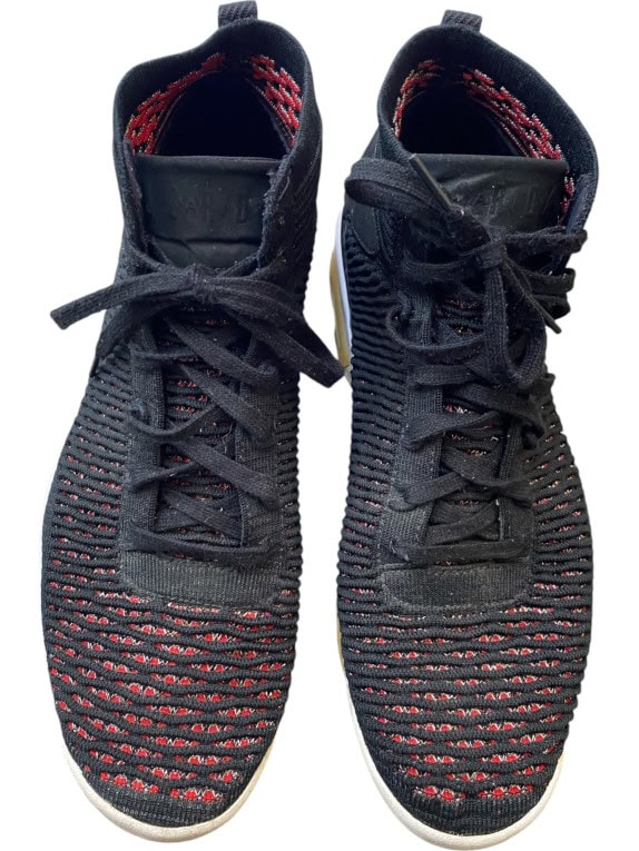 Nike Air Jordan Scarpe Mid all’uncinetto nere unisex EU 44