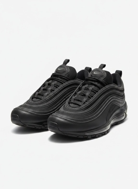 NIKE AIR MAX 97 SNEAKERS ATHLETIC NERO UOMO PRE OWNED EU 38.5