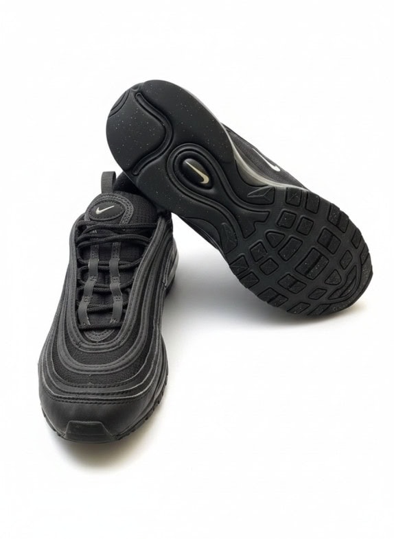 NIKE AIR MAX 97 SNEAKERS ATHLETIC NERO UOMO PRE OWNED EU 38.5