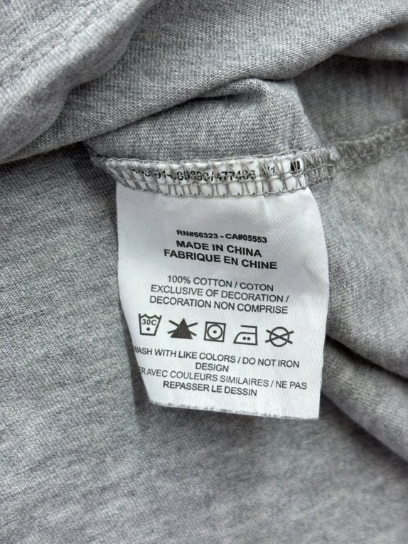 NIKE AIR T-SHIRT BIG LOGO GRIGIO UNISEX LARGE
