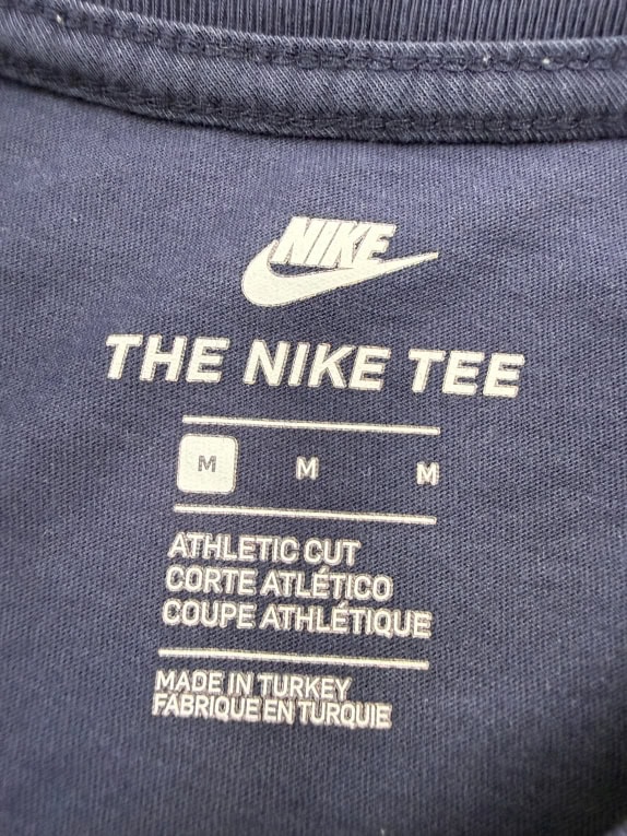 NIKE AIR T-Shirt Logo Blu Uomo M