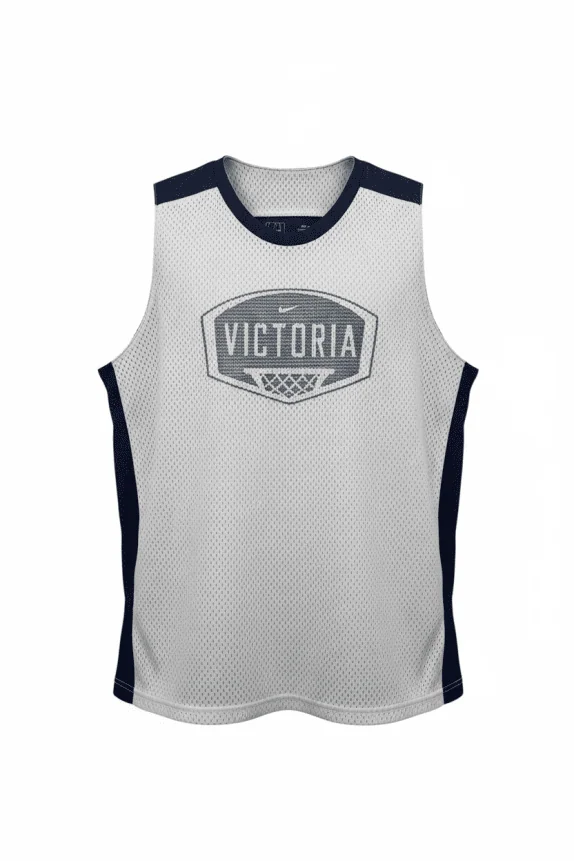 NIKE Sleeveless Athletic Jersey Vintage Logo Grey Men’s XL