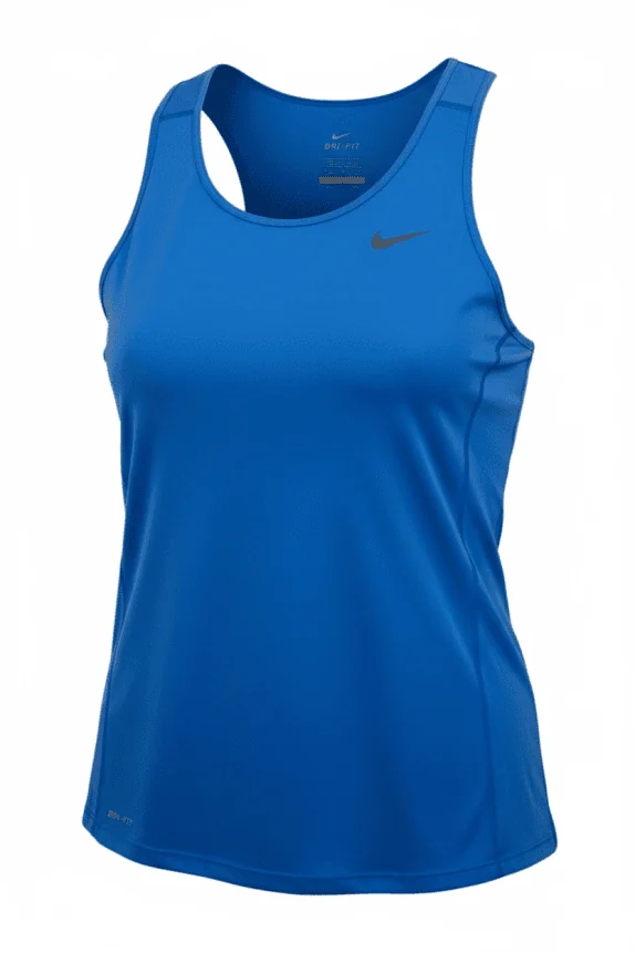 NIKE Canotta Dri-FIT con logo blu da uomo L