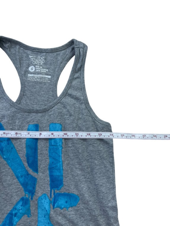 NIKE ΑΜΑΝΙΚΟ TOP ATHLETIC GRAPHIC ΓΚΡΙ ΓΥΝΑΙΚΕΙΟ PRE OWNED S