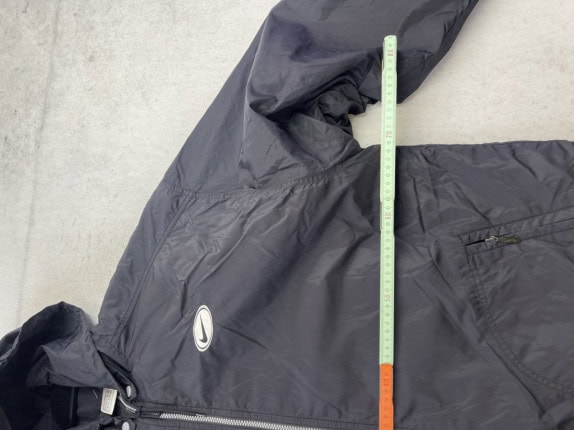 2000s NIKE ANORAK JACKET STREETWEAR ΜΑΥΡΟ ΑΝΤΡΙΚΟ PRE OWNED XL