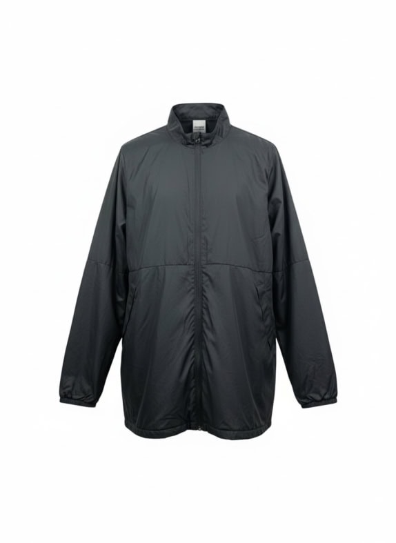 NIKE Windbreaker Jacket Minimal Logo Grey Men’s L