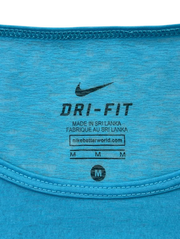 NIKE ΑΘΛΗΤΙΚΗ ΜΠΛΟΥΖΑ DRI FIT SPORTSWEAR ΤΙΡΚΟΥΑΖ ΓΥΝΑΙΚΕΙΟ PRE OWNED M