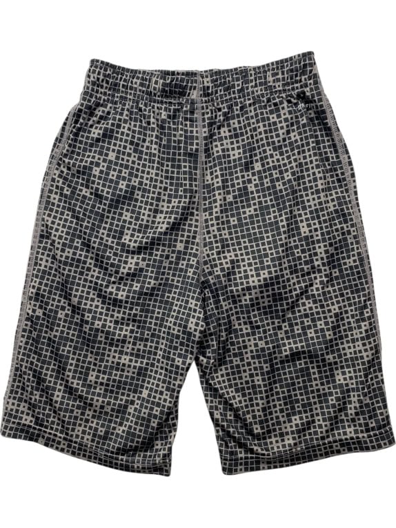 NIKE ΑΘΛΗΤΙΚΗ ΒΕΡΜΟΥΔΑ DRI-FIT ΜΕ ΓΕΩΜΕΤΡΙΚΟ ΣΧΕΔΙΟ ΓΚΡΙ/ΜΑΥΡΟ ΑΝΔΡΙΚΗ S