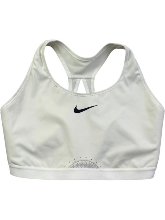 NIKE REGGISENO SPORTIVO MINIMAL BIANCO DONNA PRE OWNED XL