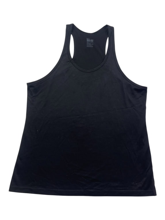NIKE SPORTS TANK TOP DRI-FIT LOGO BLACK WOMEN XL