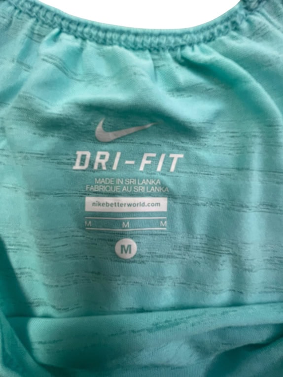 NIKE ΑΘΛΗΤΙΚΟ ΦΑΝΕΛΑΚΙ DRI-FIT STRIPED SAGE GREEN ΓΥΝΑΙΚΕΙΟ M