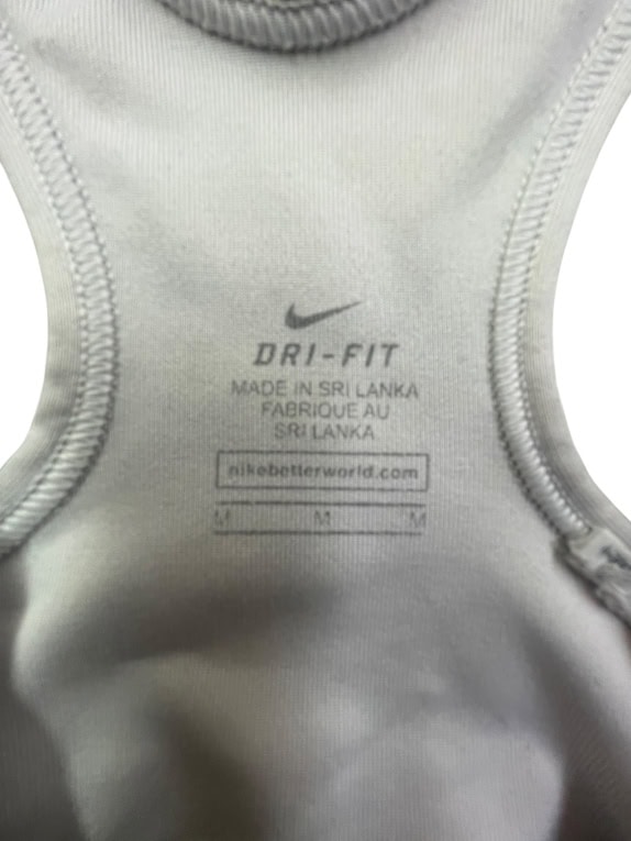 NIKE ΑΘΛΗΤΙΚΟ ΜΠΟΥΣΤΑΚΙ DRI-FIT LOGO ΓΚΡΙ ΓΥΝΑΙΚΕΙΟ M