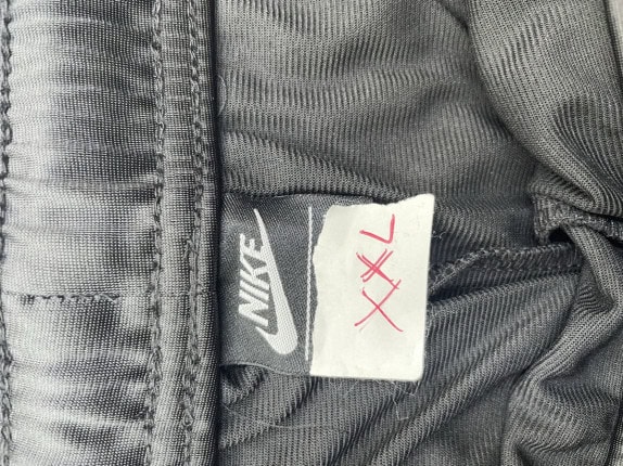 NIKE ΑΘΛΗΤΙΚΟ ΠΑΝΤΕΛΟΝΙ ΜΕ ΡΙΓΕΣ ΜΑΥΡΟ ΑΝΤΡΙΚΟ PRE OWNED XXL