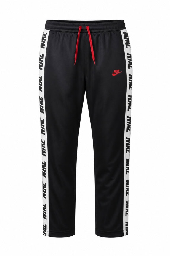 NIKE ΑΘΛΗΤΙΚΟ ΠΑΝΤΕΛΟΝΙ ΜΕ ΡΙΓΕΣ ΜΑΥΡΟ ΑΝΤΡΙΚΟ PRE OWNED XXL