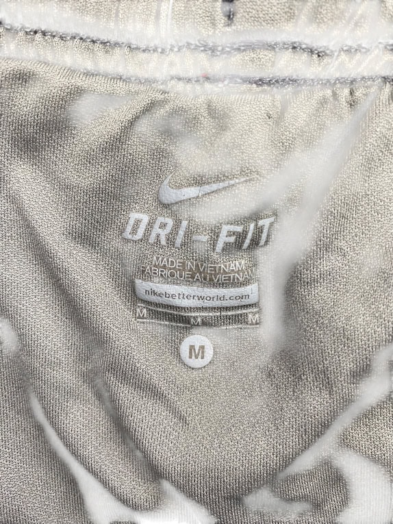 Nike Αθλητικό Σορτς Dri-FIT Ριγέ Μαύρο Γκρι Ανδρικό M