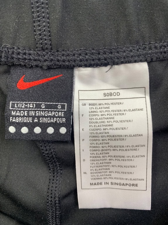 Nike Αθλητικό Σορτς Minimal Λογότυπο Μαύρο Γυναικείο L