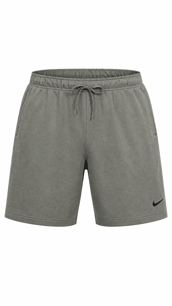 NIKE BERMUDA SHORTS SPORTSWEAR GRIGIO UOMO PRE OWNED XL
