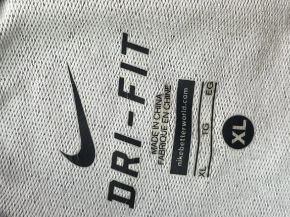 NIKE BERMUDA SHORTS SPORTSWEAR GRIGIO UOMO PRE OWNED XL