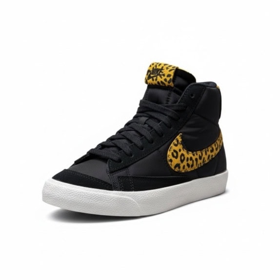 Nike Blazer Mid Leopard Swoosh Nere da Donna EU 37.5