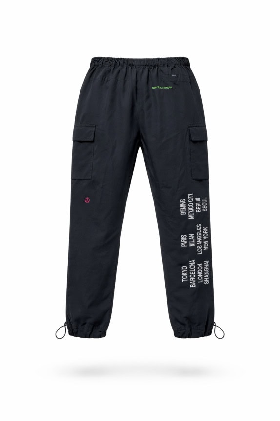 NIKE CARGO PANTS SPORTSWEAR BLACK MEN PRE OWNED L