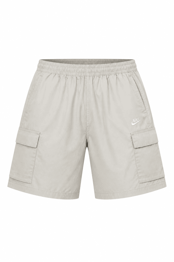 NIKE CARGO SHORTS MINIMAL BEIGE MEN PRE OWNED L