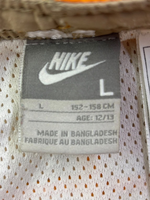 NIKE CARGO SHORTS GRAPHIC SENAPE UNISEX PRE OWNED L