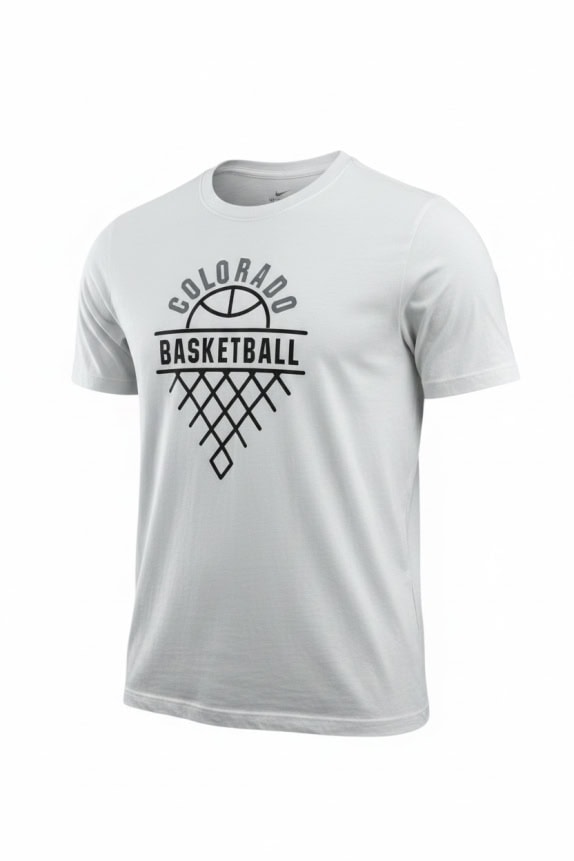 Nike Colorado Basketball T-Shirt Logo White Unisex M