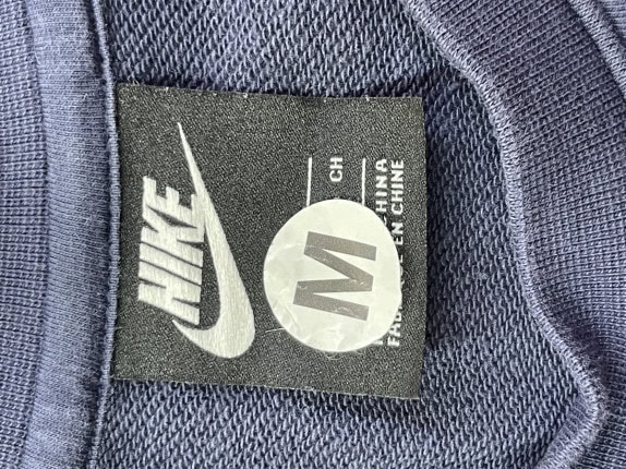 NIKE CREWNECK STREETWEAR BLUE RED MEN PRE OWNED M
