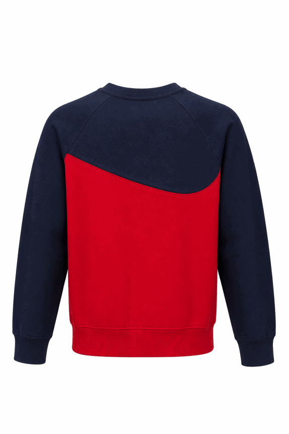 NIKE CREWNECK STREETWEAR BLUE RED MEN PRE OWNED M