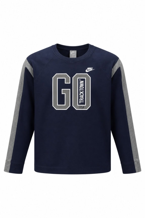 00s NIKE CREWNECK STREETWEAR NAVY UOMO PRE OWNED M