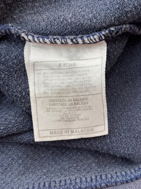 NIKE CREWNECK VINTAGE NAVY MENS PRE OWNED L