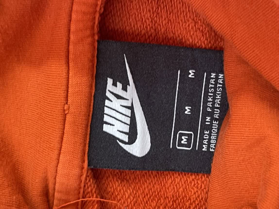 NIKE CROP HOODIE STREETWEAR ΠΟΡΤΟΚΑΛΙ ΓΥΝΑΙΚΕΙΟ PRE OWNED M
