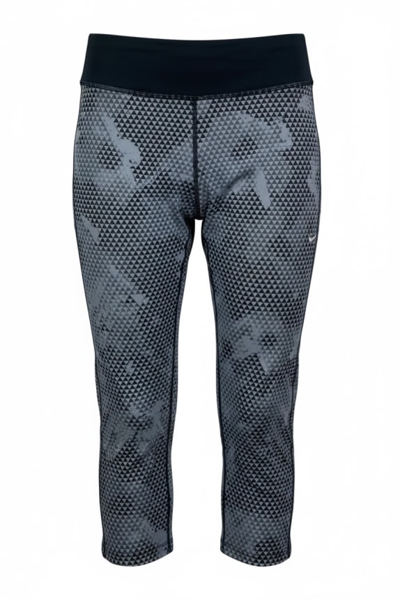 Nike Dri-FIT Αθλητικό Κολάν 3/4 Pattern Γκρι Γυναικείο L