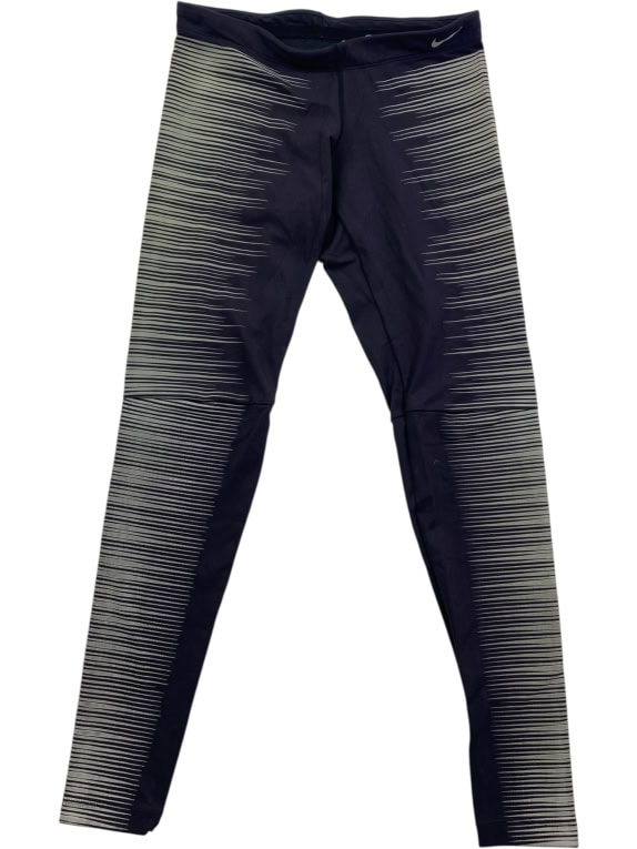Nike Dri-FIT Αθλητικό Κολάν Μαύρο με Γκρι Pattern Running Γυναικείο S
