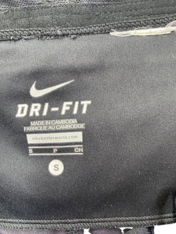 Nike Dri-FIT Αθλητικό Κολάν Μαύρο με Γκρι Pattern Running Γυναικείο S