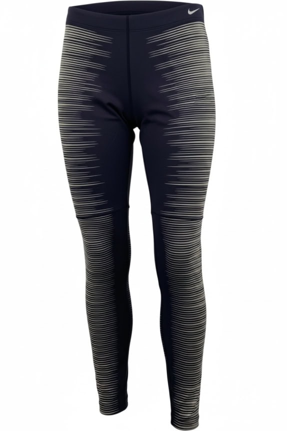 Nike Dri-FIT Αθλητικό Κολάν Μαύρο με Γκρι Pattern Running Γυναικείο S